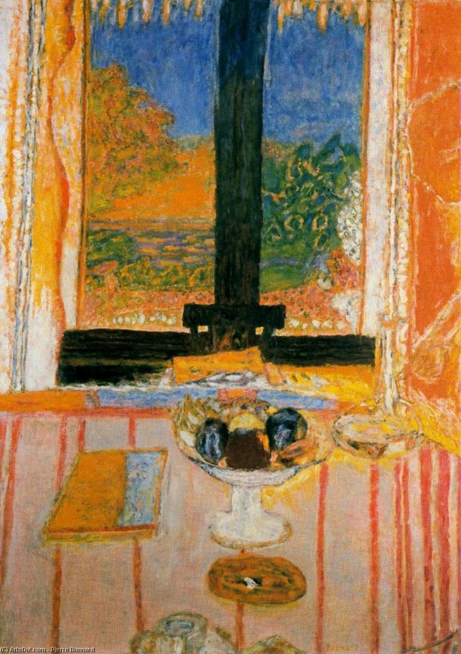 The Table By The Window — ピエール＝オーギュスト・ルノワール