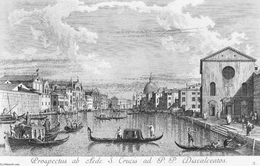 The Canal Grande From Santa Croce To The East — Antonio Visentini