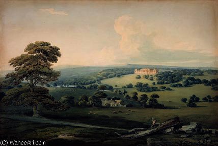 Harewood House From The South East — John Varley I (the Older)