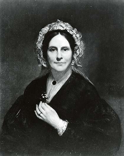 Mrs. Elisha M. Hagans (anne Brown) (1807 1881), (painting) — George Peter Alexander Healy