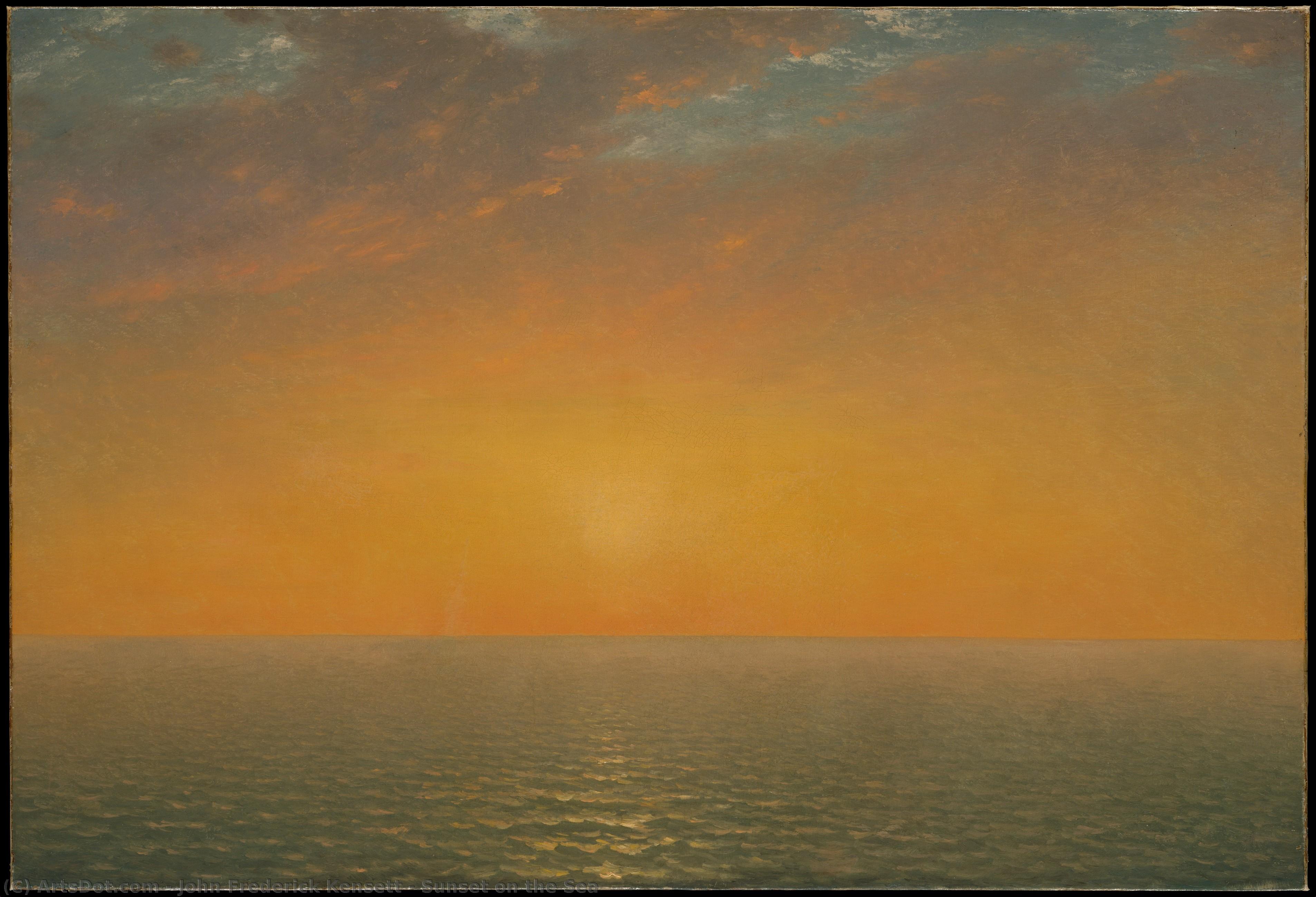 Sunset On The Sea — ジョン・フレデリック・ケンセット
