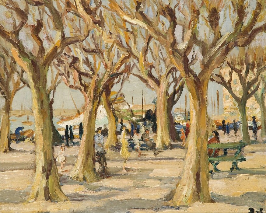 Cannes, The Alley — Marcel Dyf