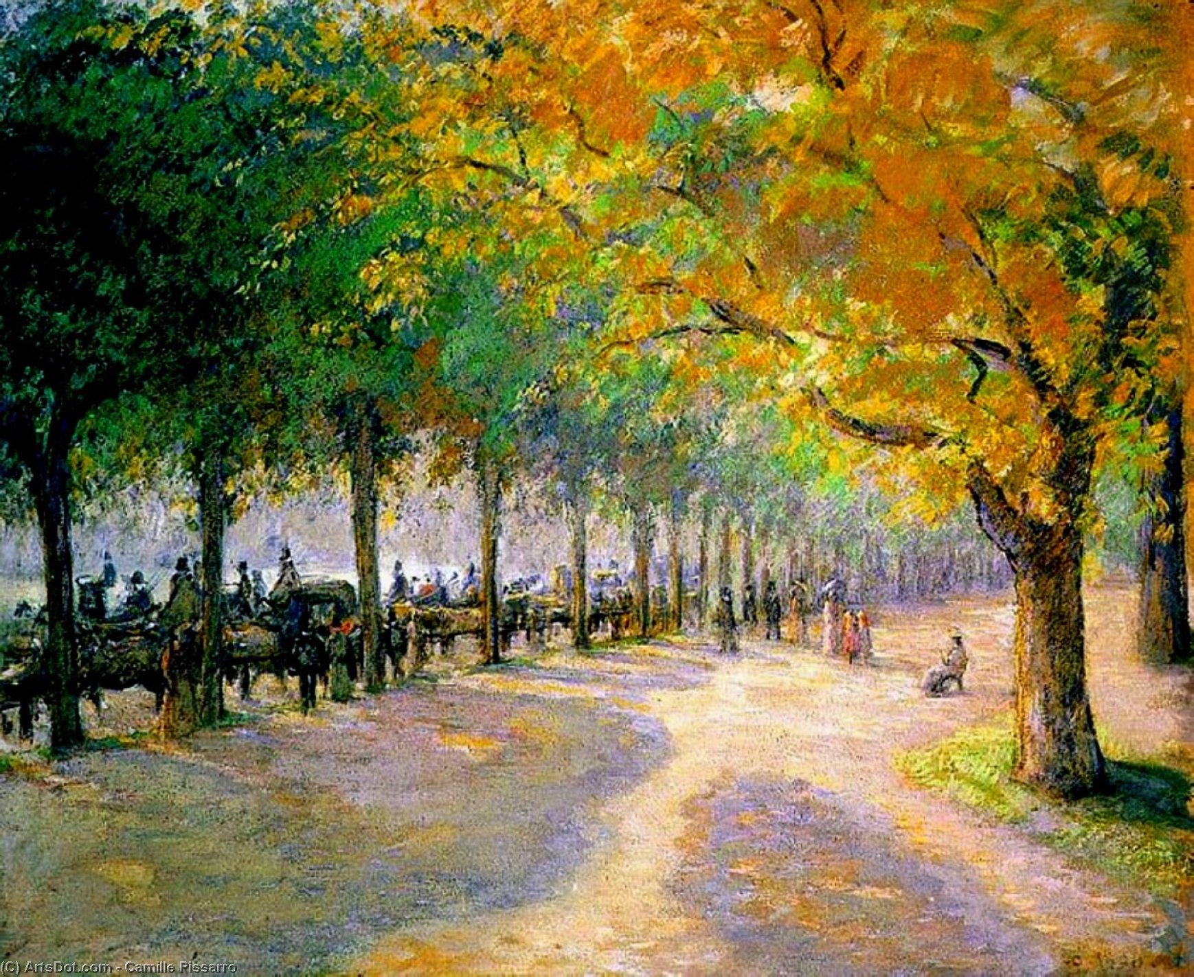 Hyde Park, Londres. — Camille Pissarro