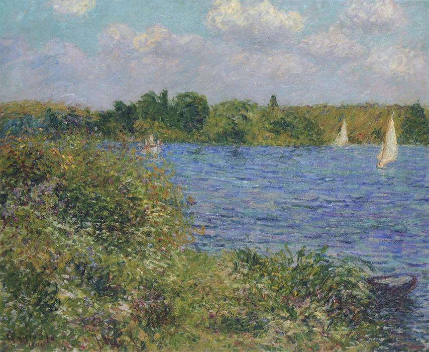 Port Joie At The Seine — Gustave Loiseau