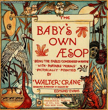 Title Page From 'baby's Own Aesop' — Walter Crane