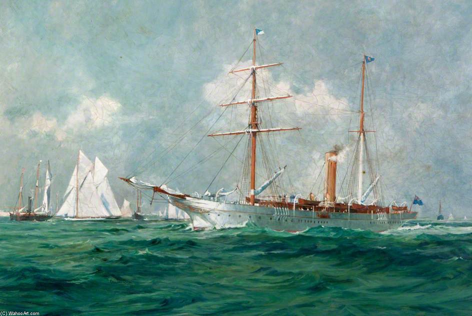 Steam Yacht 'rhouma I' — Charles Edward Dixon