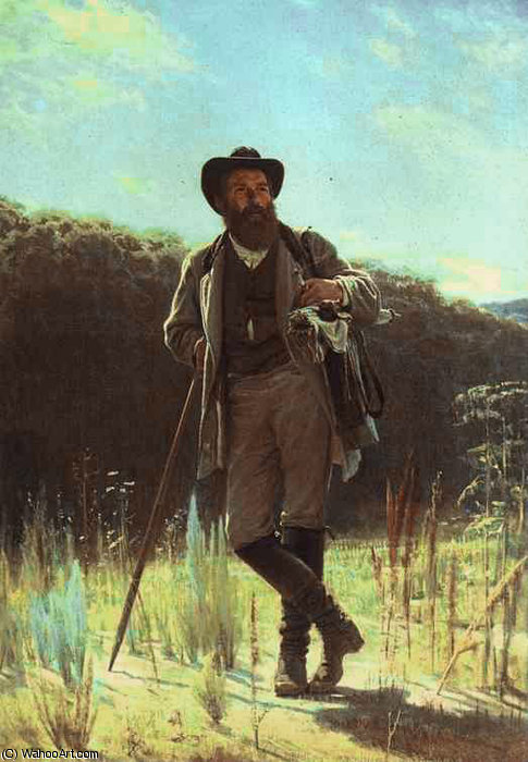 Portrait Of The Artist Ivan Shishkin — Ivan Nikolaevich Kramskoy