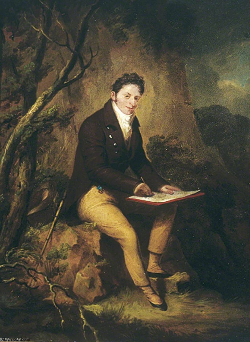 Portrait Of The Artist — Charles Henry Schwanfelder