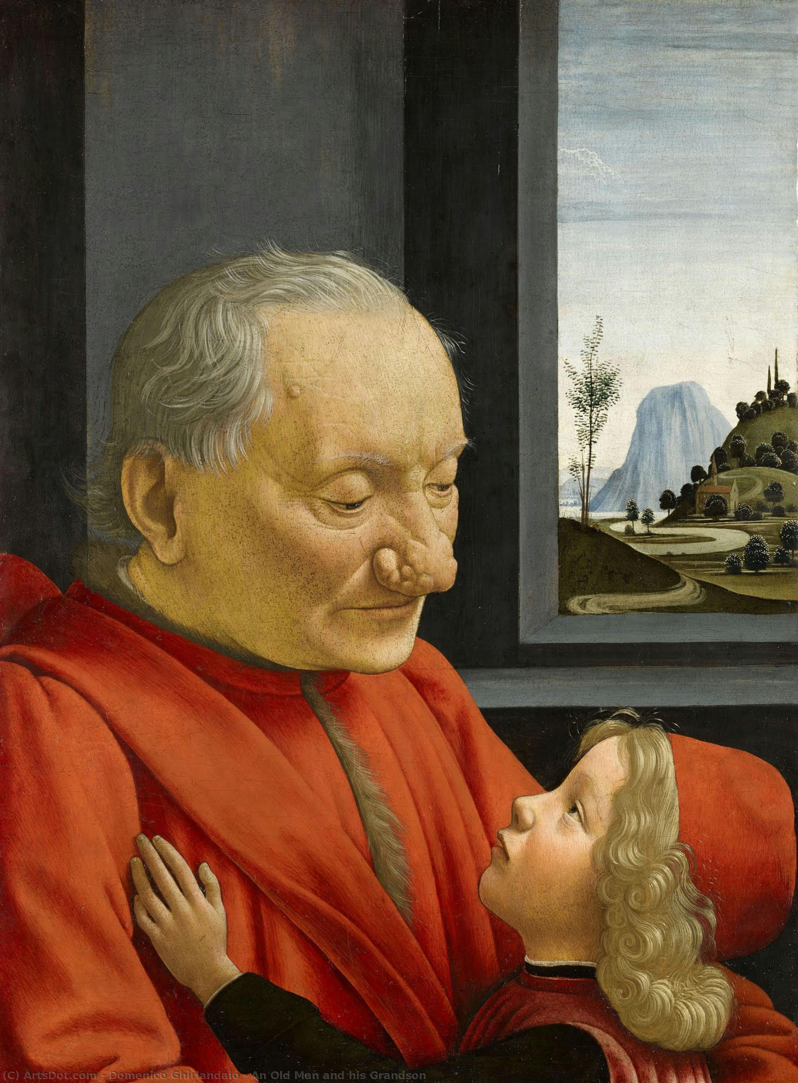 Un Anciano Y Su Nieto — Domenico Ghirlandaio