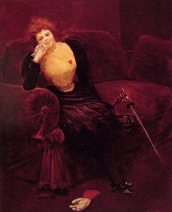 Une Escrimeuse — Jean Georges Béraud