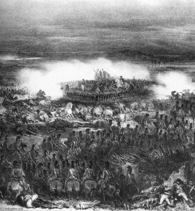Waterloo, The Retreat Of The Holy Battallion, June 18, 1815 — Auguste Raffet