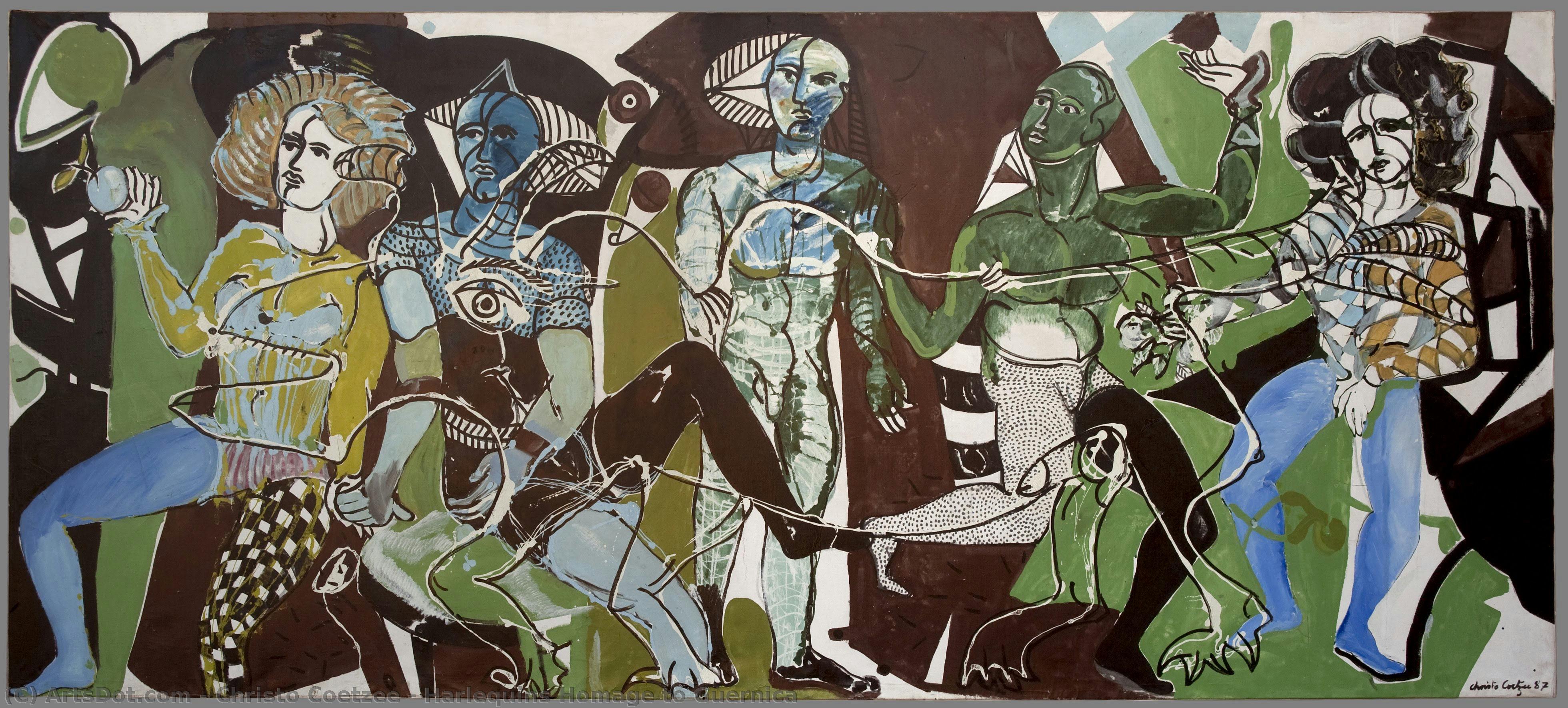 Harlequins Homage To Guernica — Christo Coetzee