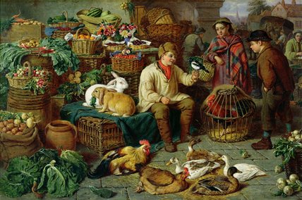 Market Scene — Henry Charles Bryant