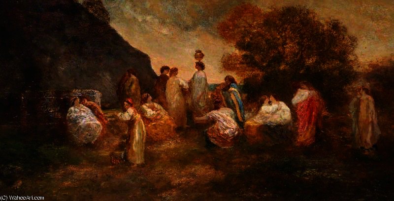 The Garden Of Delights Ii — Adolphe Joseph Thomas Monticelli