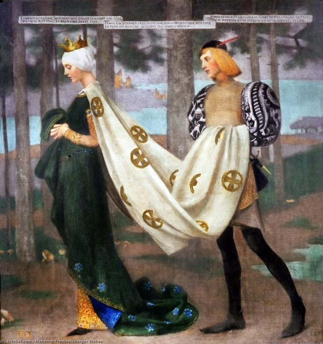 The Queen And The Page — Marianne Preindelsberger Stokes