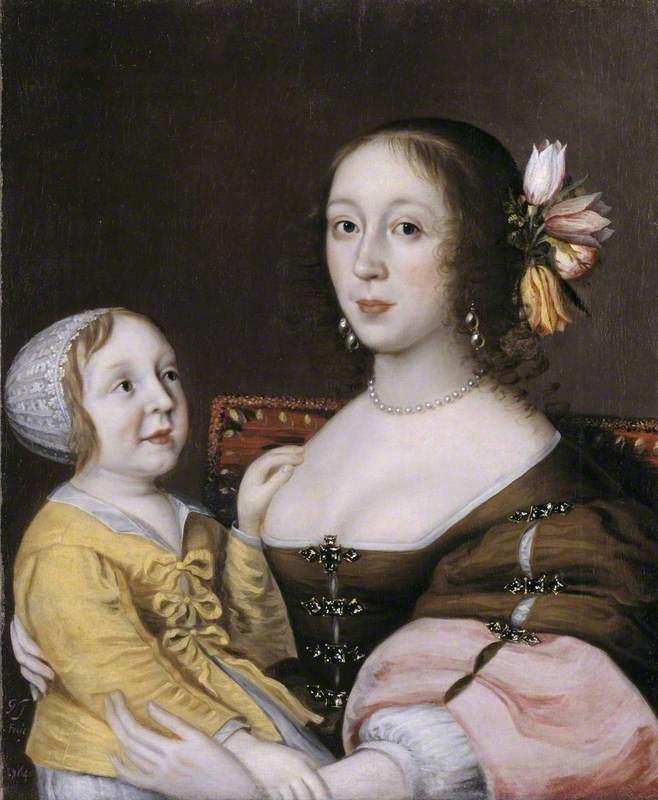 A Lady Of The Grenville Family And Her Son — Gilbert Jackson