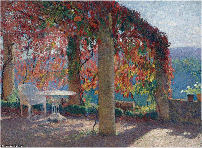 Pergola In Marquayrol In Autumn — Henri Jean Guillaume Martin