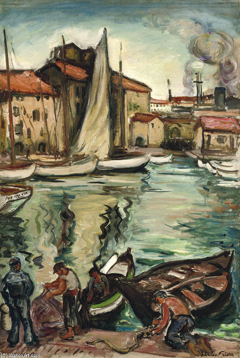 Port Of Toulon — Emile Othon Friesz