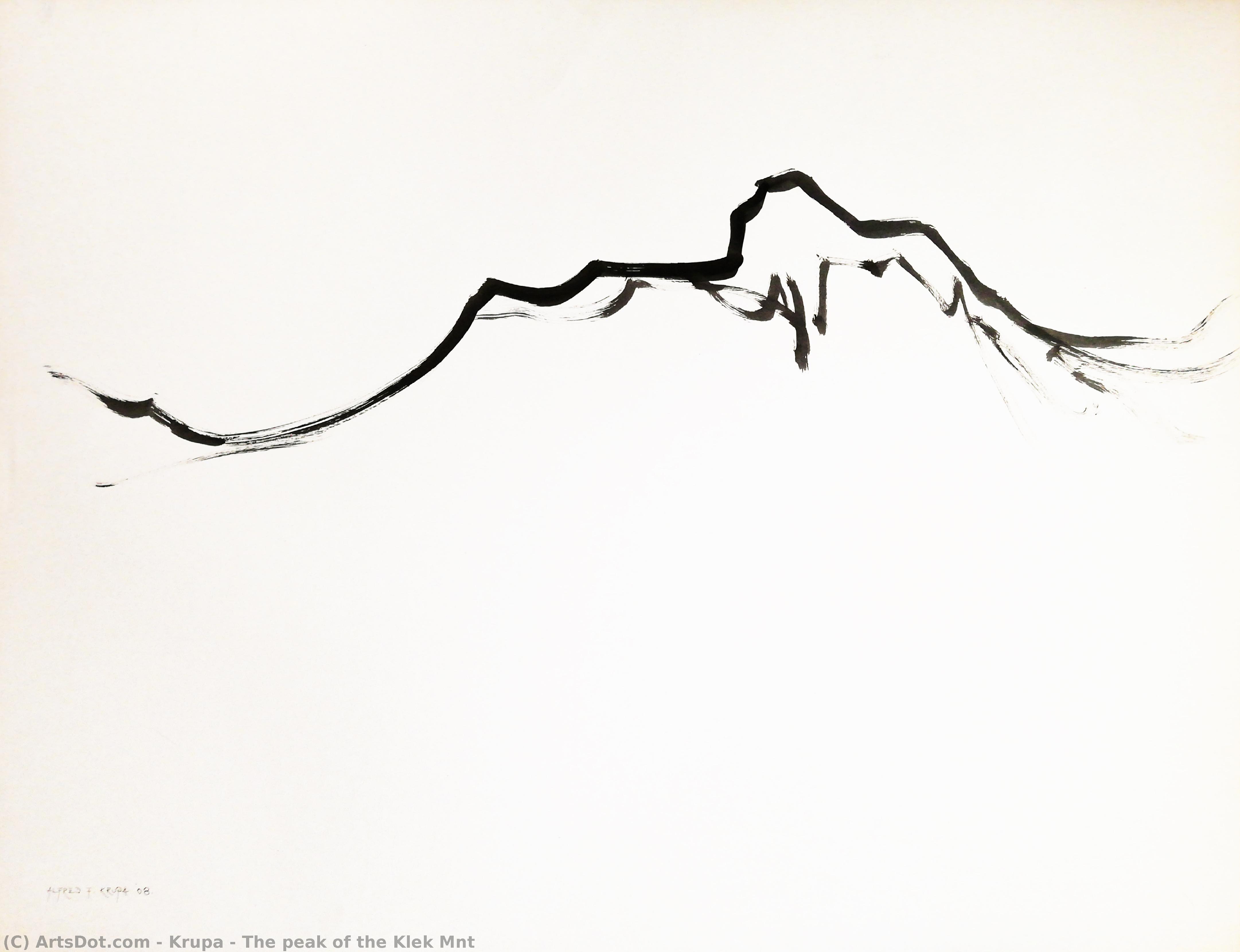 The Peak Of The Klek Mnt — Alfred Freddy Krupa