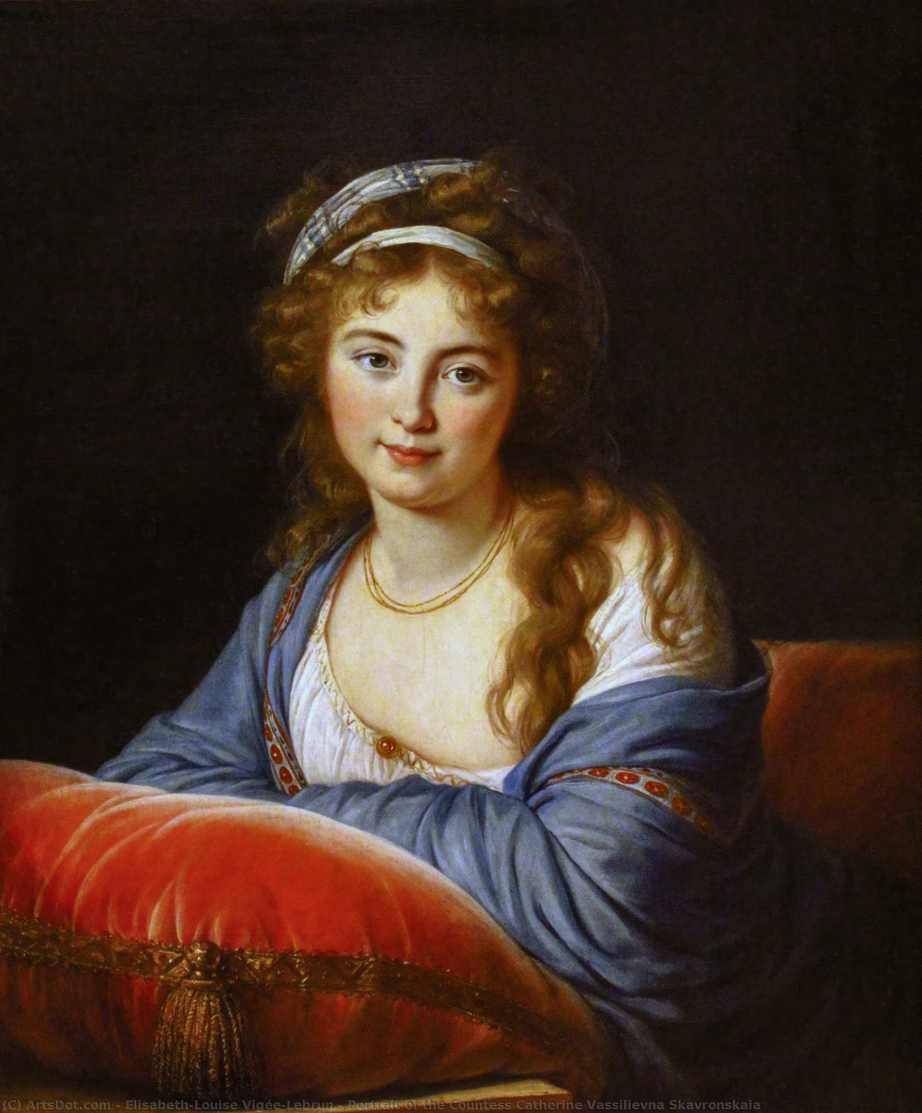 Portrait Of The Countess Catherine Vassilievna Skavronskaia — Louise Élisabeth Vigée Le Brun
