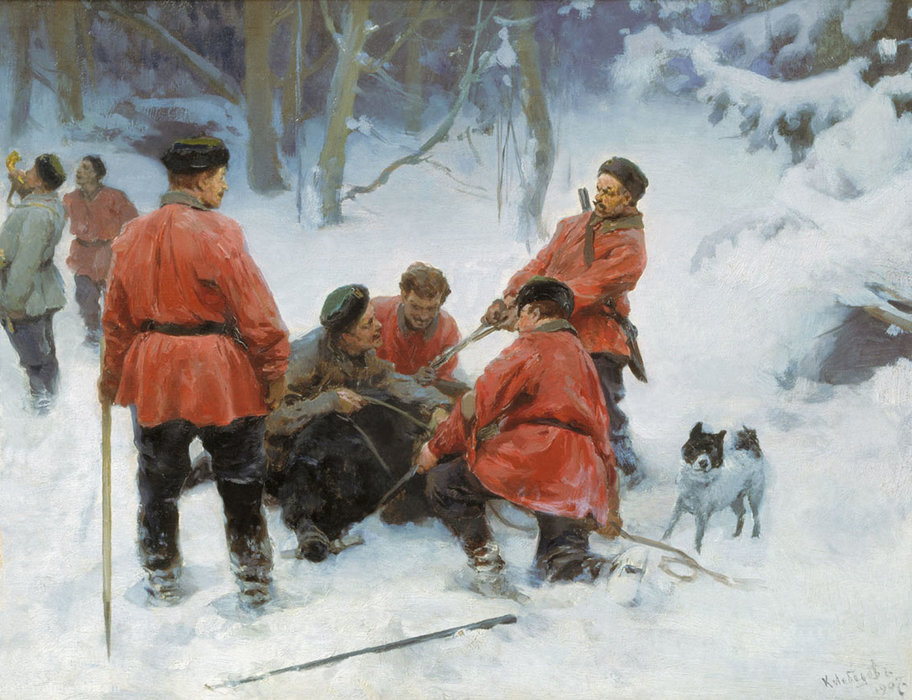 Sostrunka Bear In The Woods — Klavdi Vasilievich Lebedev