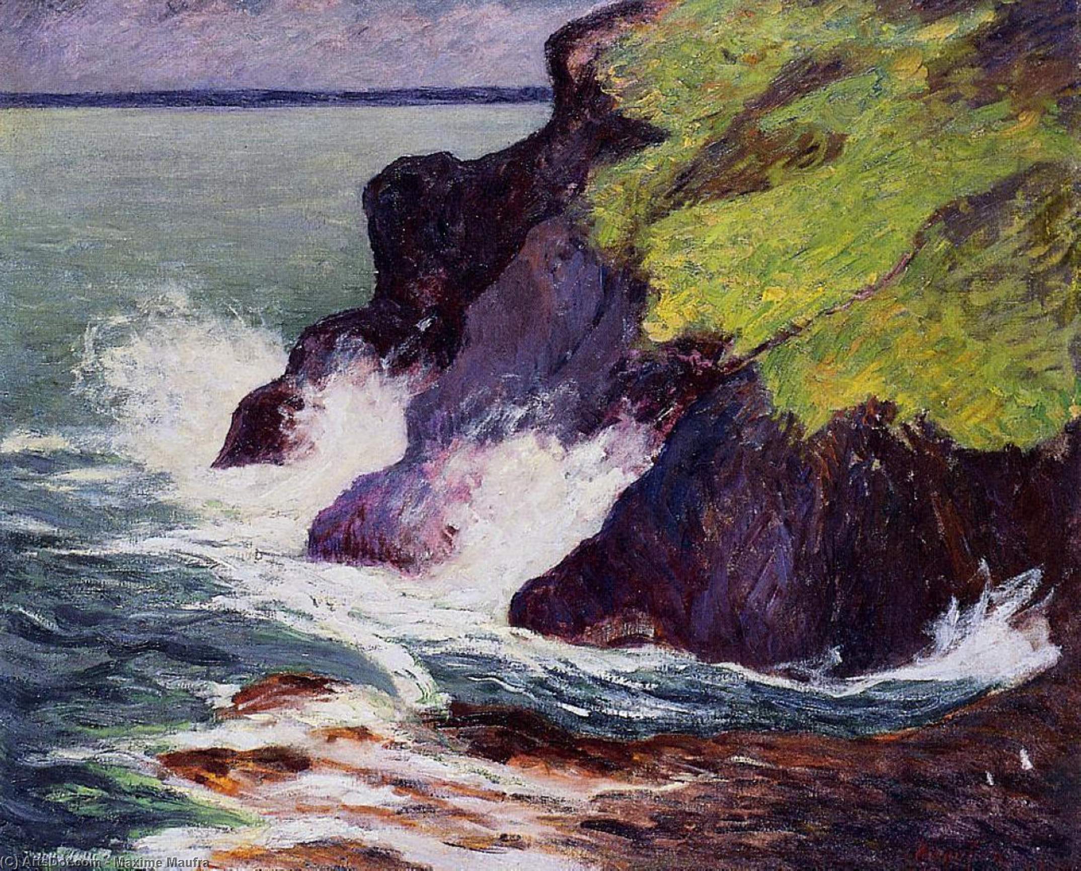 The Three Cliffs — Maxime Maufra