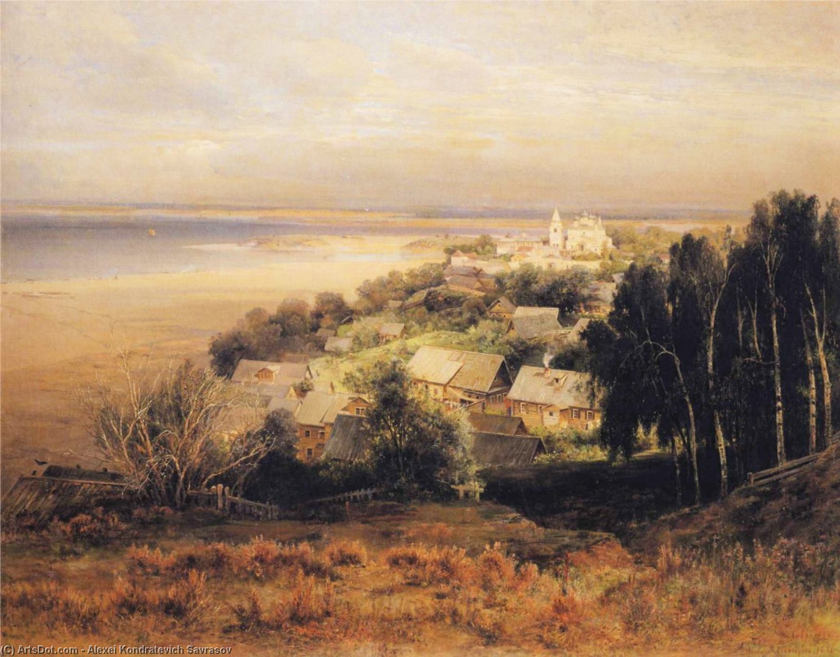 The Pechersk Monastery Near Nizhni Novgorod — アレクセイ・サヴラソフ