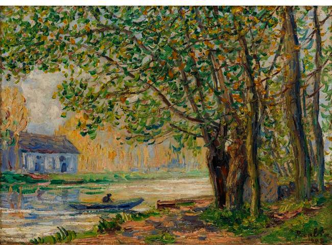 Effets De Soleil Au Bord Du Loing — Francis Picabia