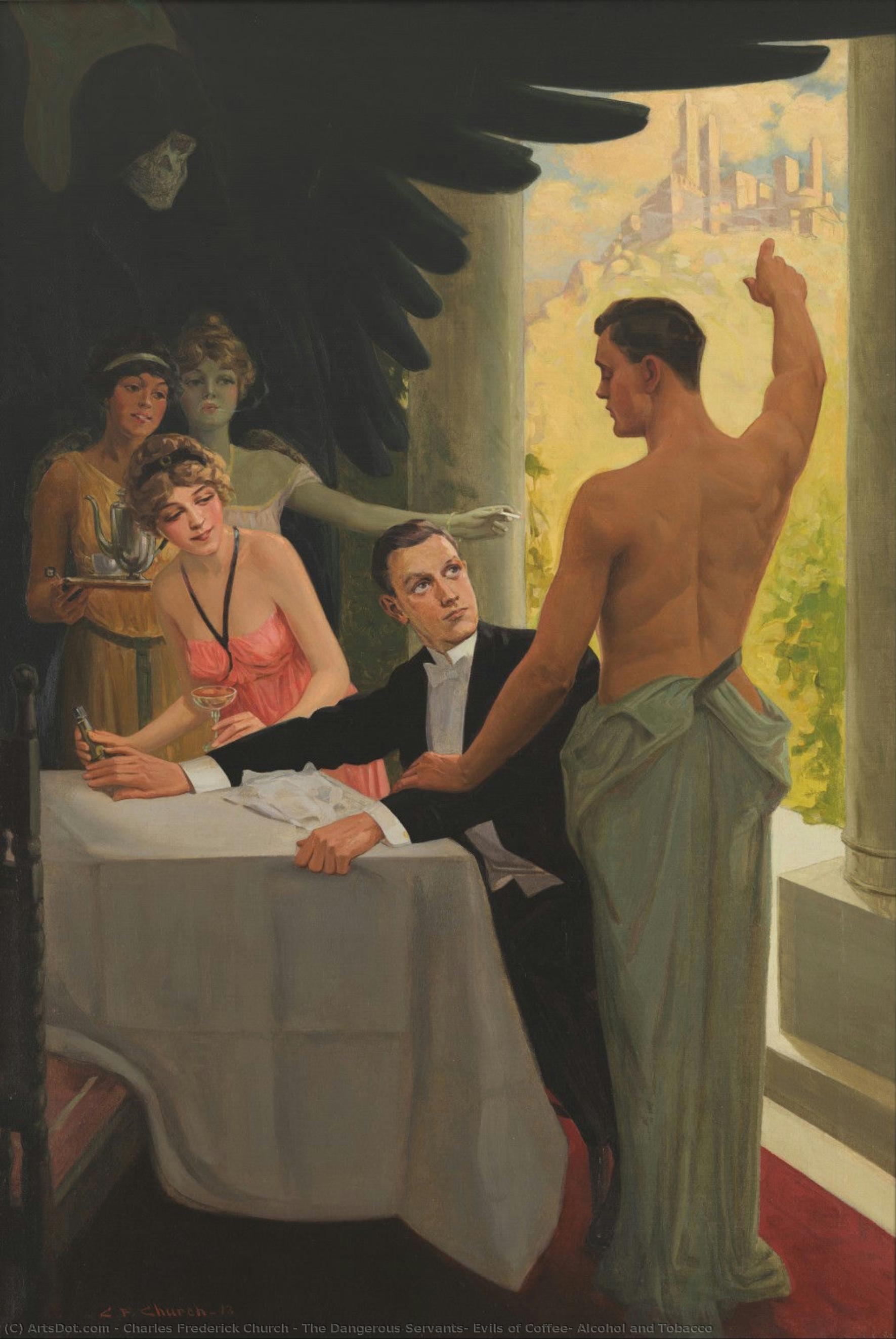 The Dangerous Servants: Evils Of Coffee, Alcohol And Tobacco — Charles Frederick Church