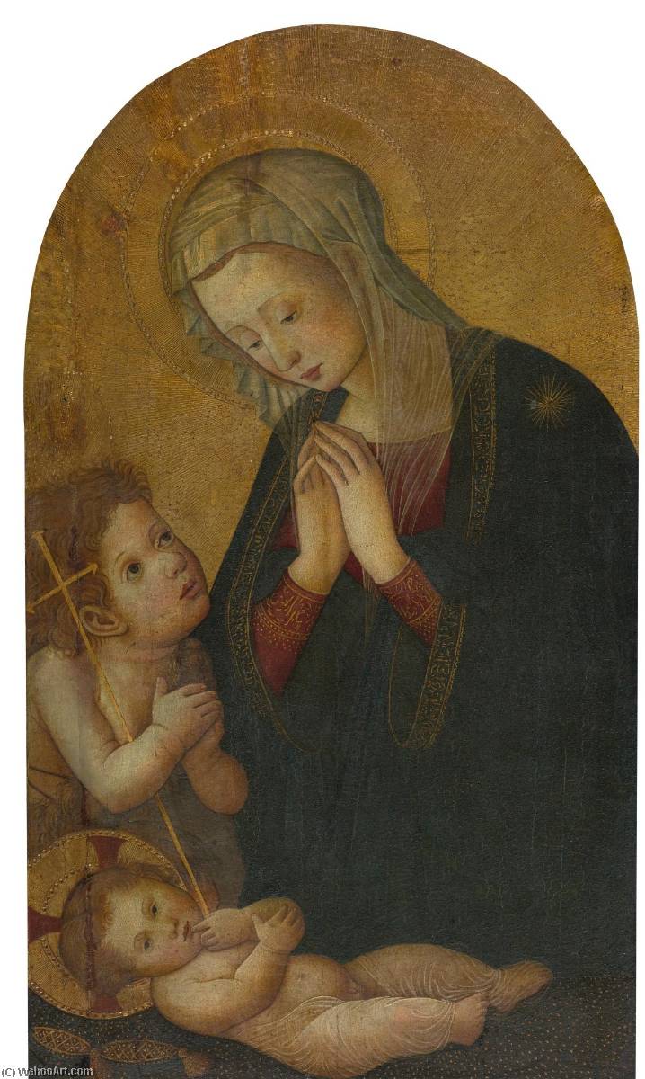Madonna And Child With The Infant Saint John The Baptist — Pseudo Pier Francesco Fiorentino