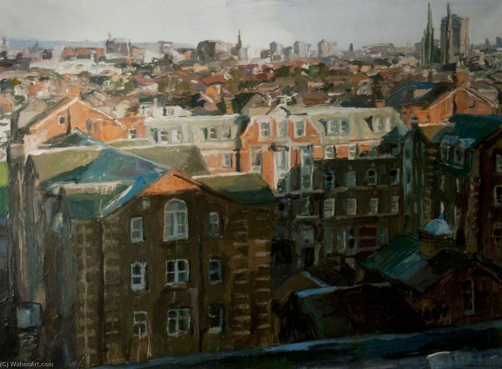 Towards Divis Tower From The Royal Victoria Hospital — Colin Davidson