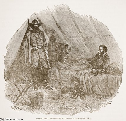 Longstreet Reporting At Bragg's Headquarters — Alfred Rudolph Waud