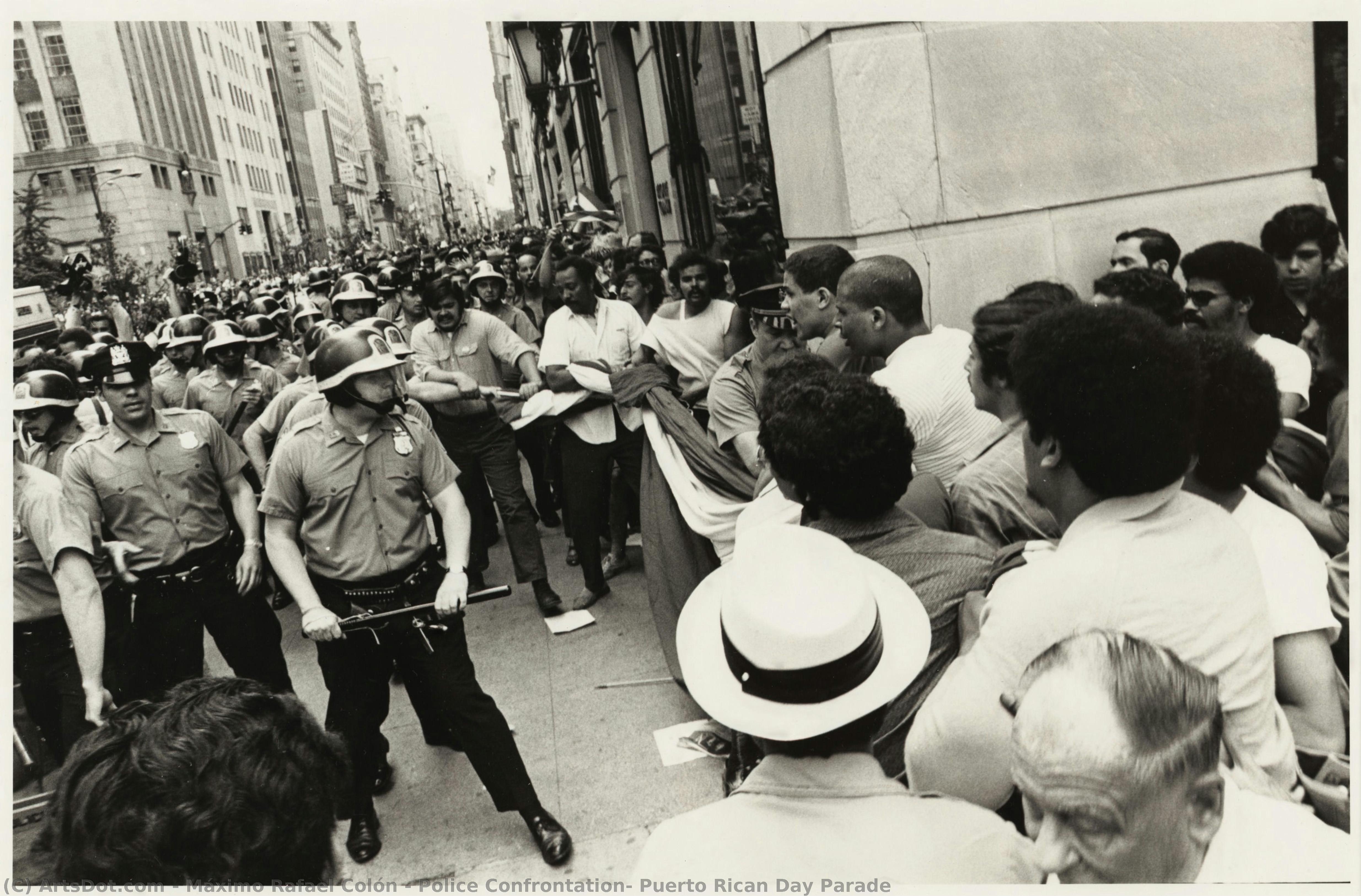 Police Confrontation, Puerto Rican Day Parade — Máximo Rafael Colón