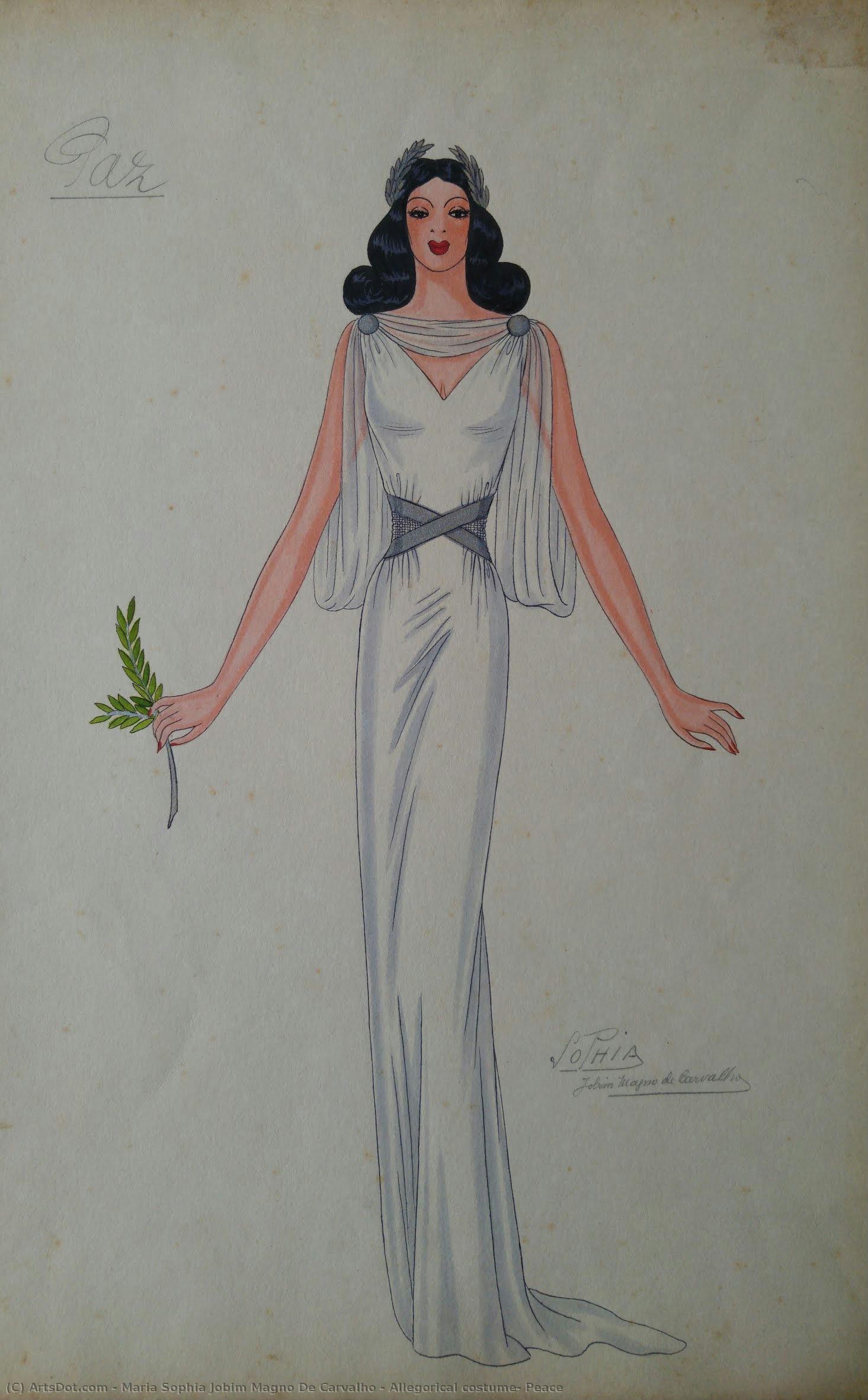 Allegorical Costume: Peace — Maria Sophia Jobim Magno De Carvalho