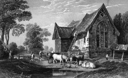 Coggeshall Abbey — William Henry Bartlett