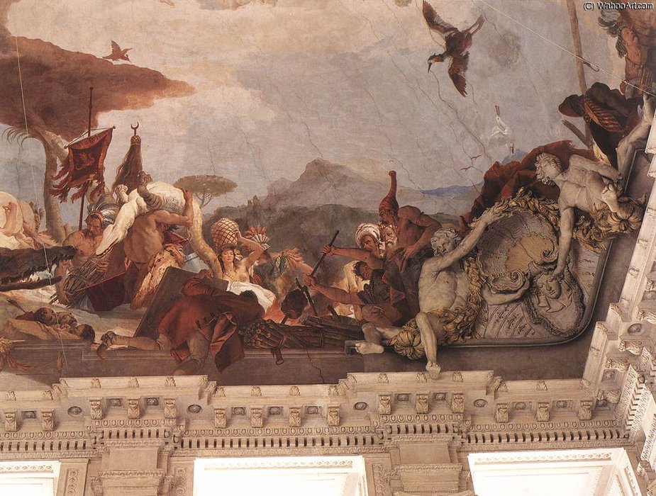 Wurzburg Apollo And The Continents D - — Giambattista Tiepolo