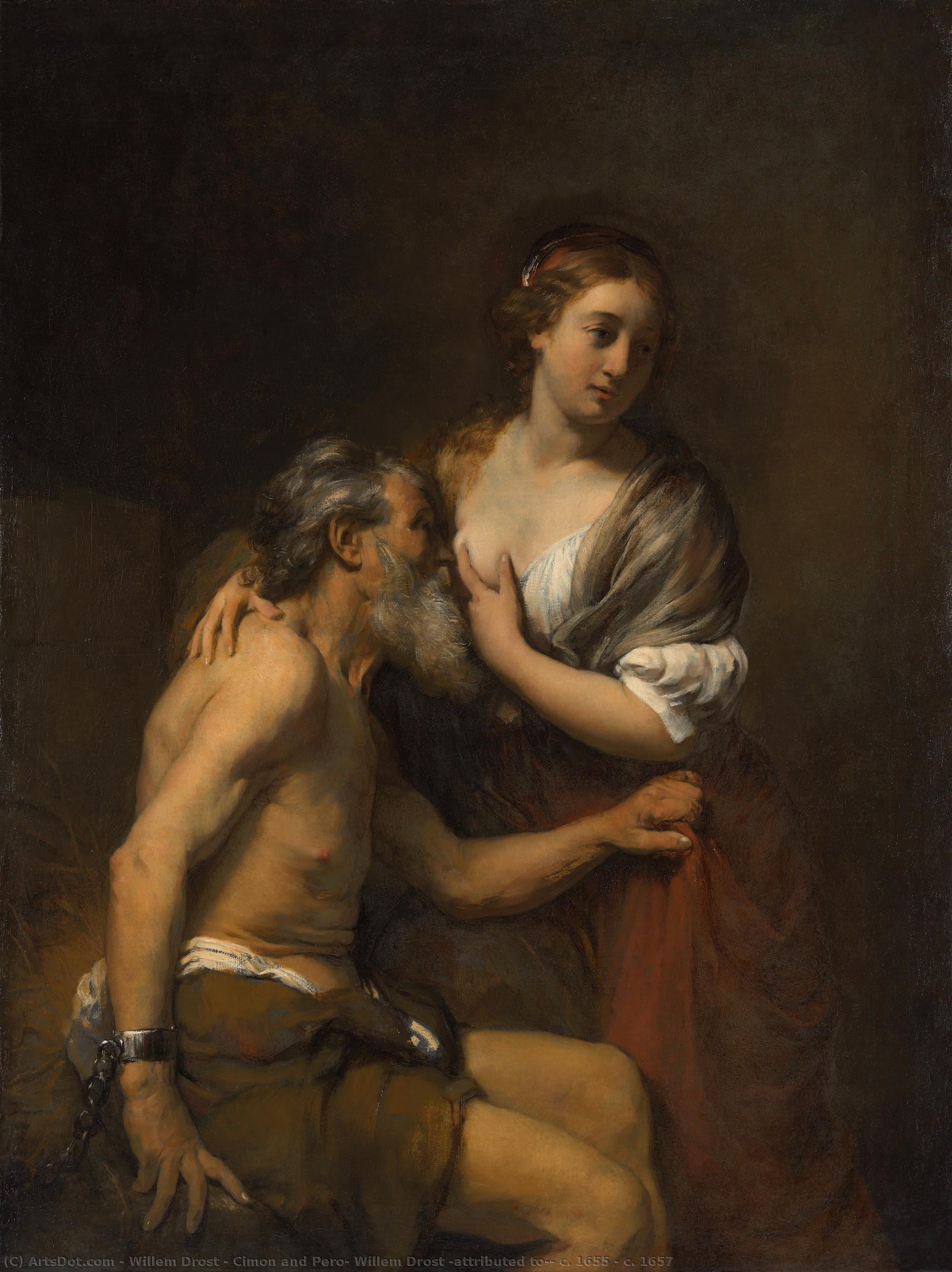 Cimon And Pero, Willem Drost (attributed To), C. 1655 - C. 1657 — Willem Drost