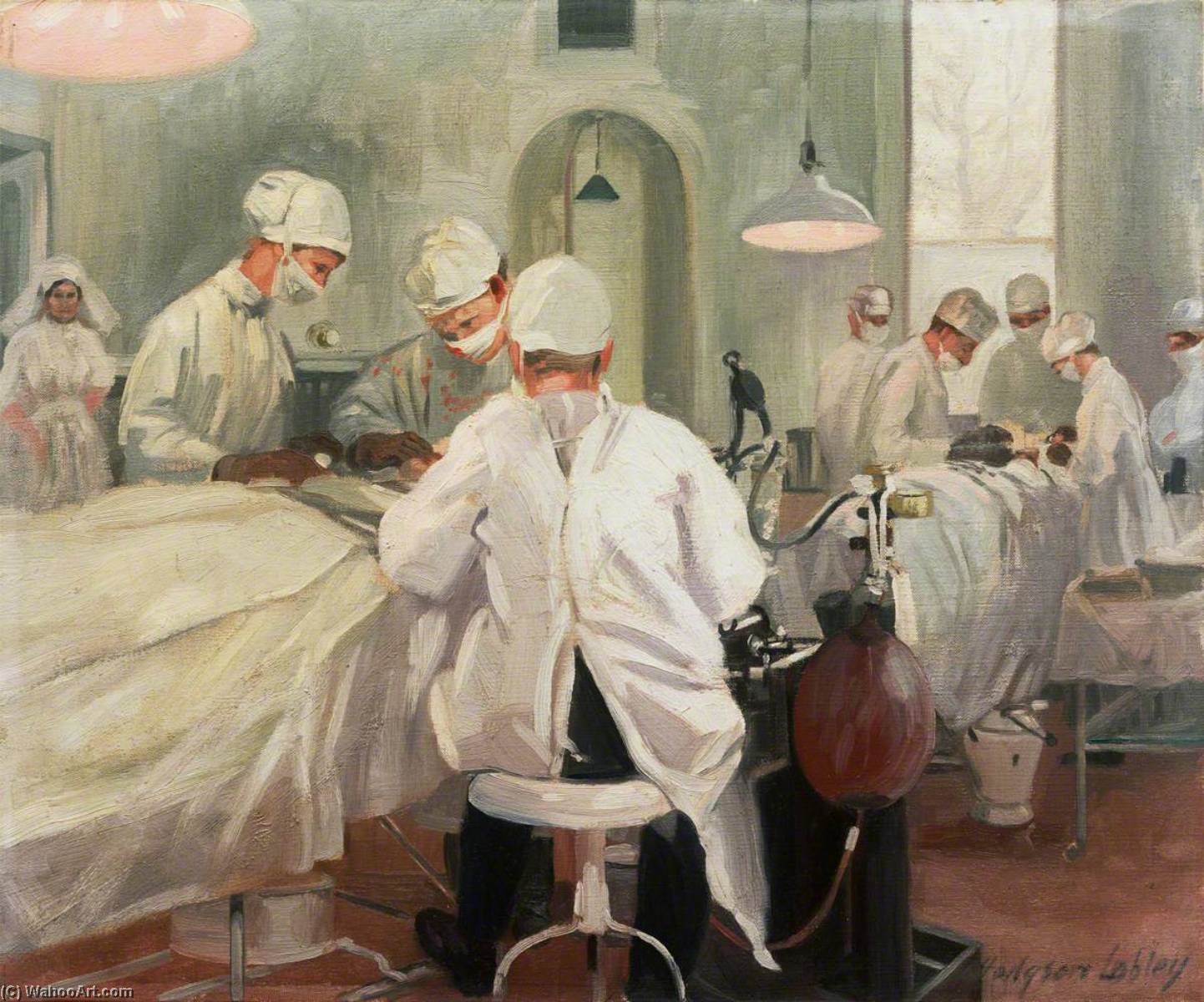 The Queen's Hospital For Facial Injuries, Frognal, Sidcup The Operating Theatre — John Hodgson Lobley