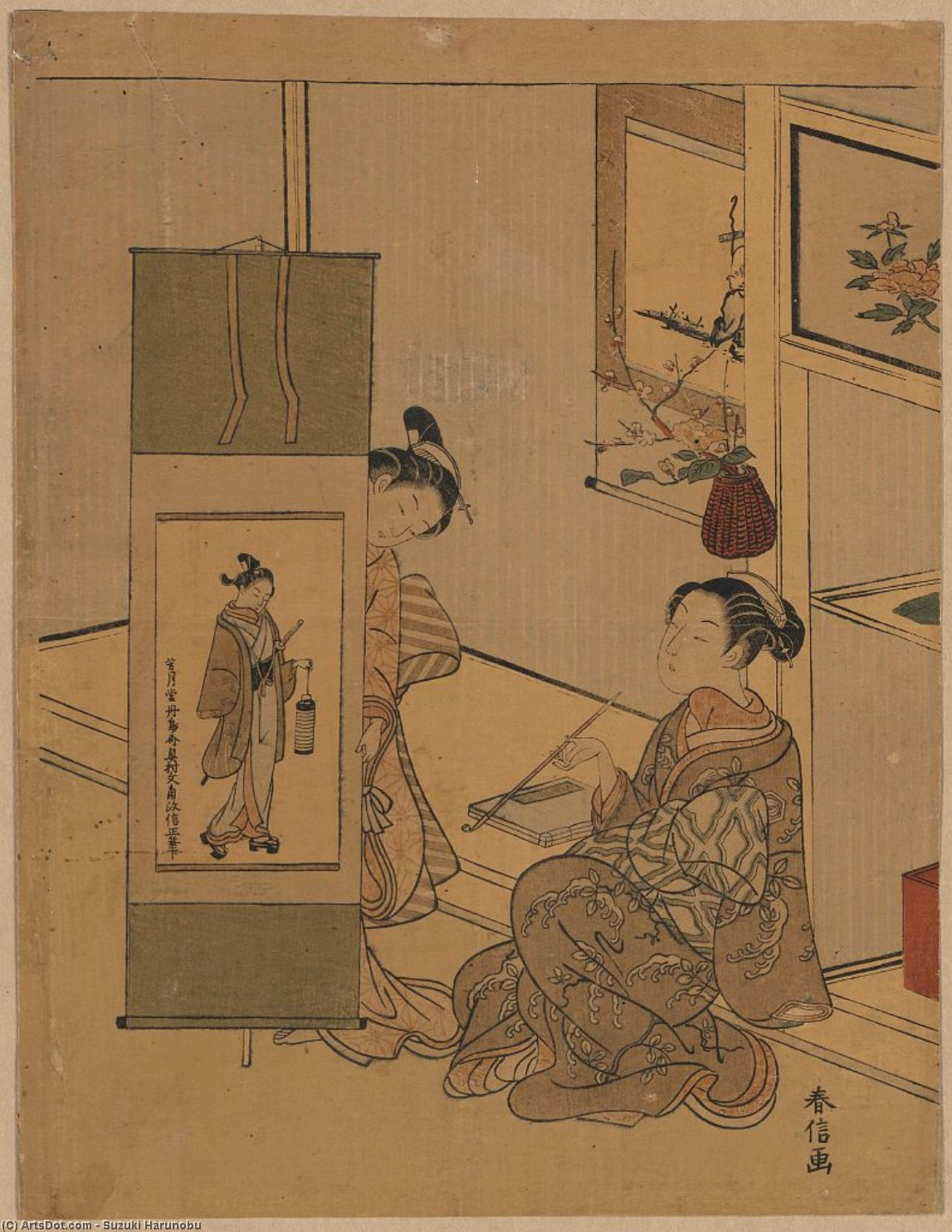Okumura Masanobu — Suzuki Harunobu