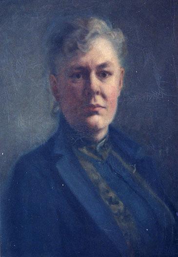 Katherine B. Mowry Self Portrait, (painting) — Katherine Beatrice Mcnaughton Mowry