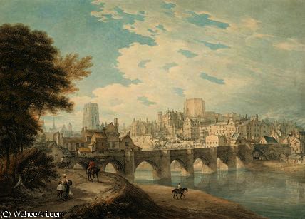North-east View Of Durham — Thomas Hearne