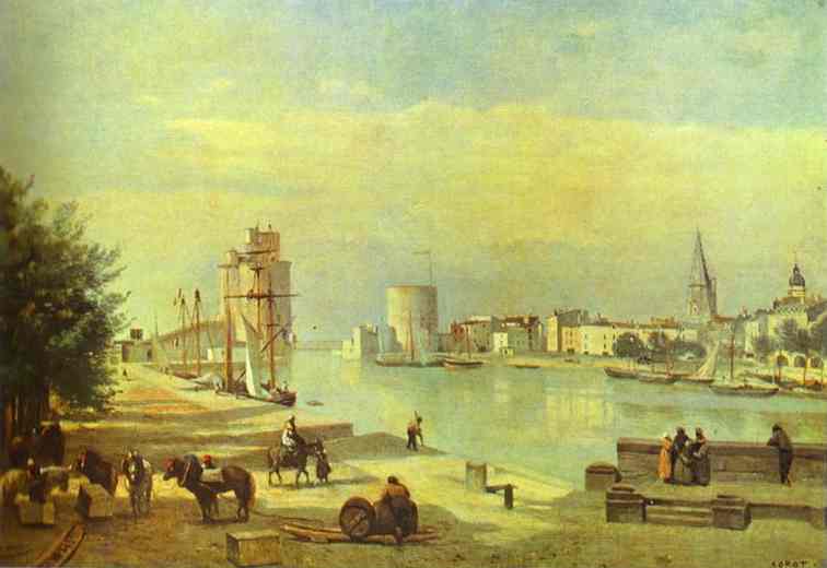 Le Port De La Rochelle — Jean-baptiste-camille Corot
