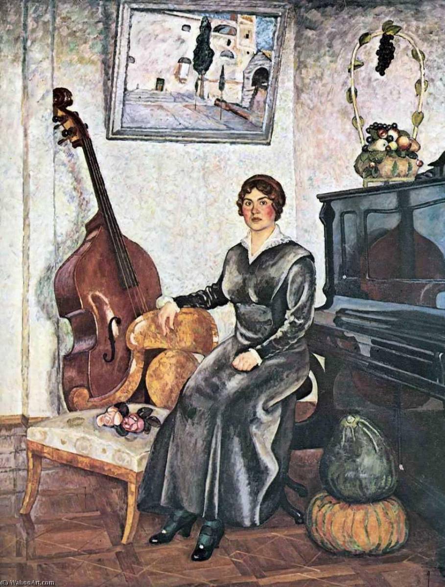 Lady With A Contrabass — Ilya Mashkov