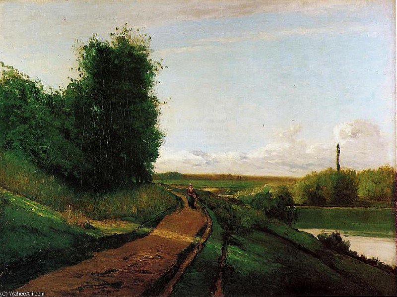 The Banks Of The Marne. — Camille Pissarro