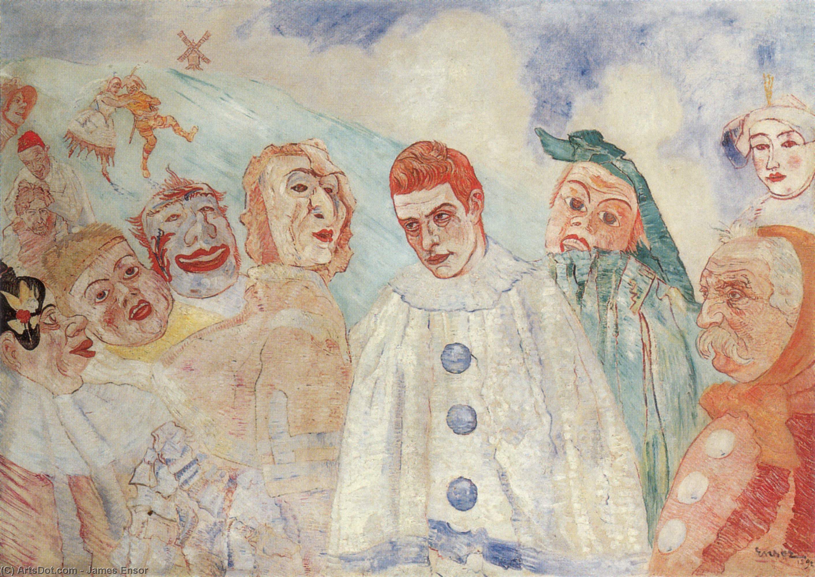 The Despair Of Pierrot — ジェイムズ・エンソウ