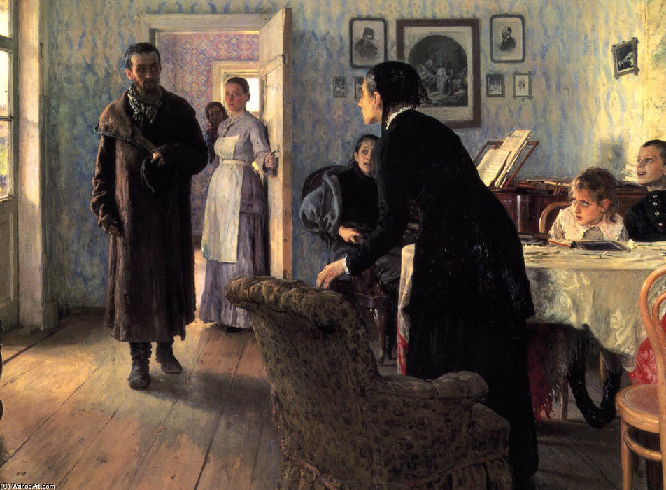 Unexpected Visitors — Ilya Yefimovich Repin