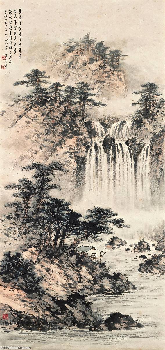 Habitat By The Waterfall — Huang Junbi