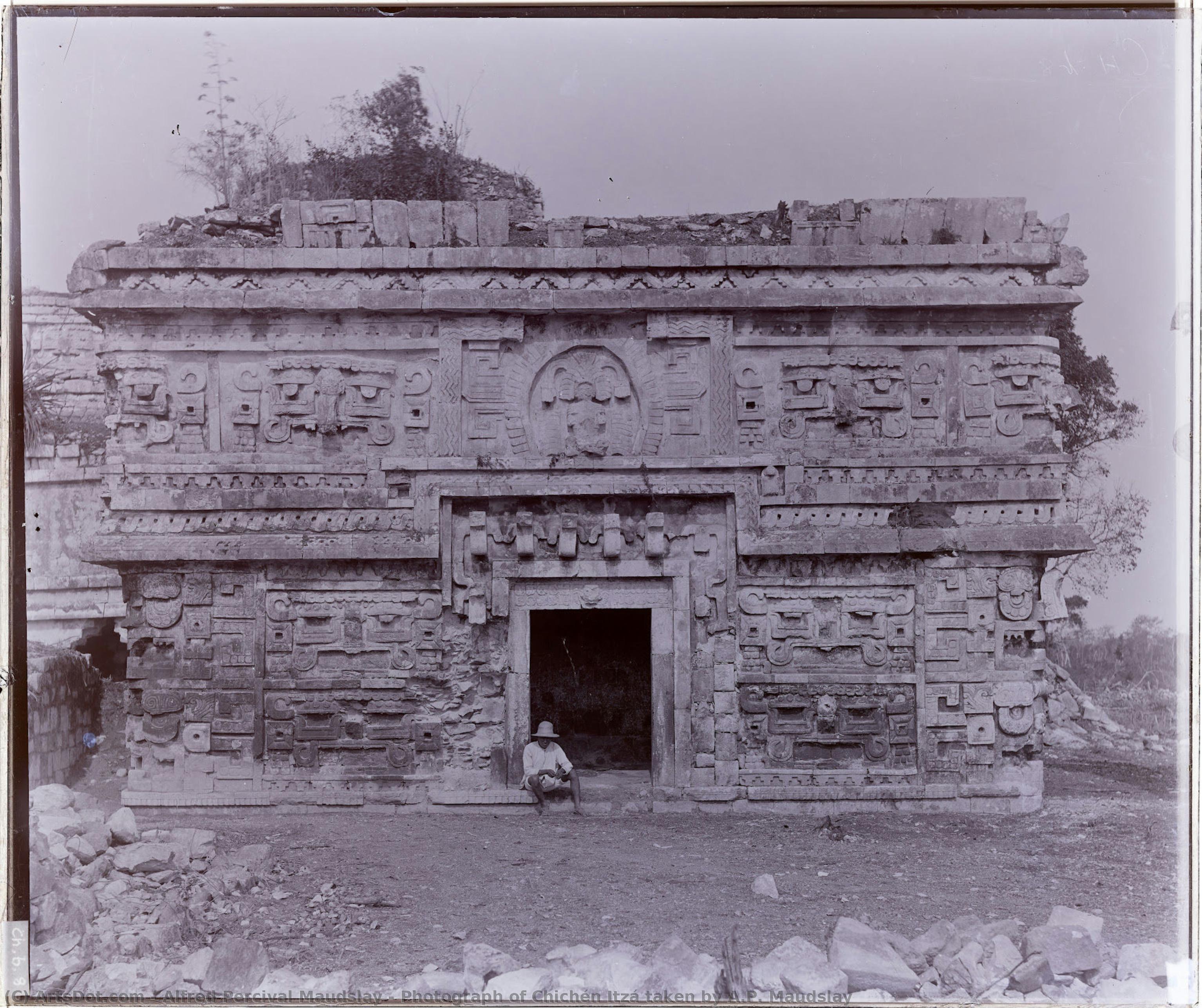Photograph Of Chichén Itzá Taken By A.p. Maudslay — Alfred Percival Maudslay