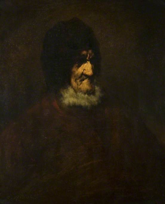 The Old Fisherman — Theodule Augustine Ribot