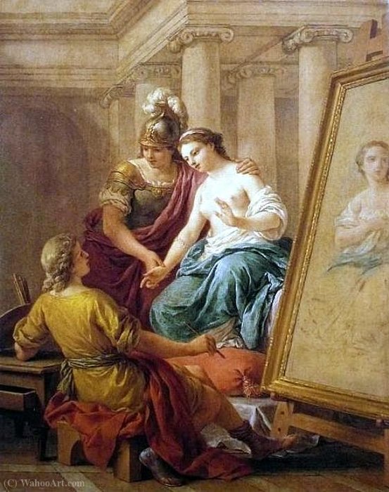 Apelles Fell In Love With The Mistress Of Alexander The Great — Louis Jean François Lagrenée